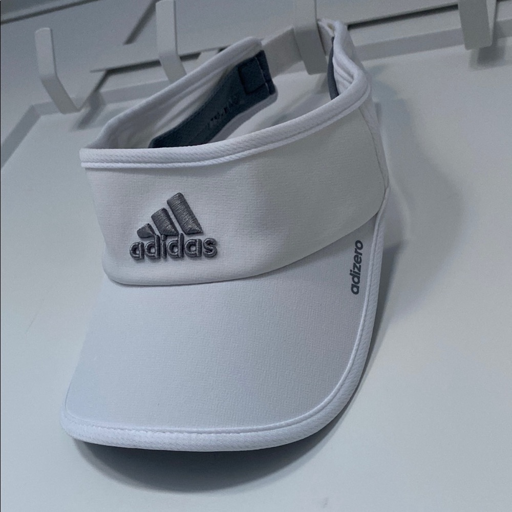 Adidas White Visor